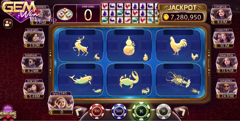 Tổng quan game Bầu Cua Tôm Cá tại Gemwin